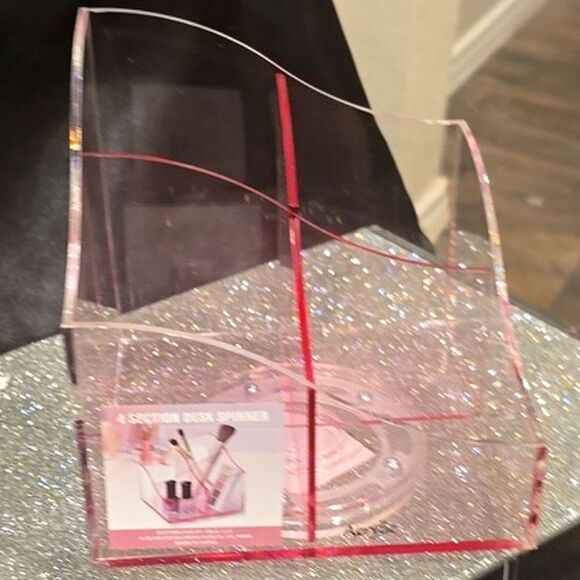 At Home Acrylic 4-Section Spinner Organizer - Picture 5 of 7